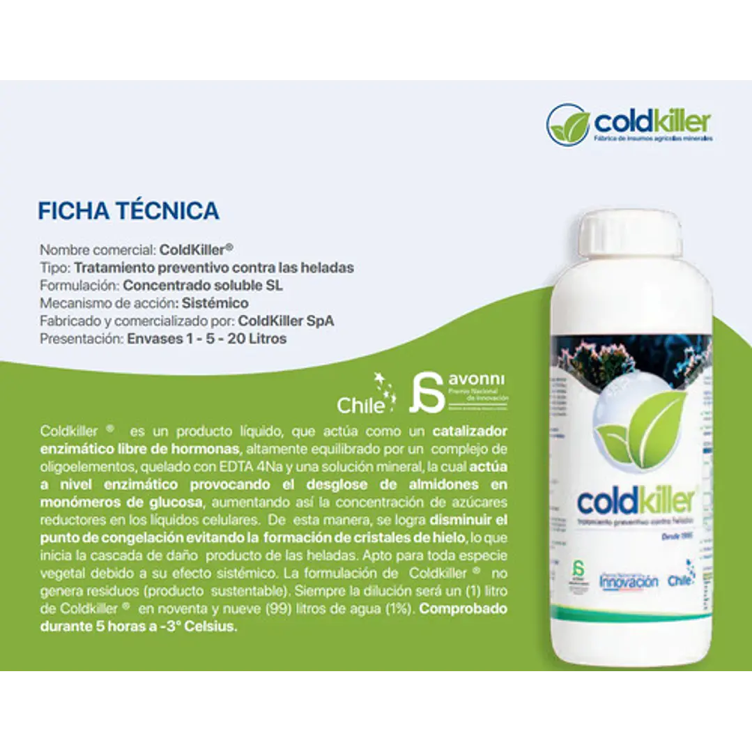 Coldkiller Protector Antiheladas Bioestimulante 5L 4
