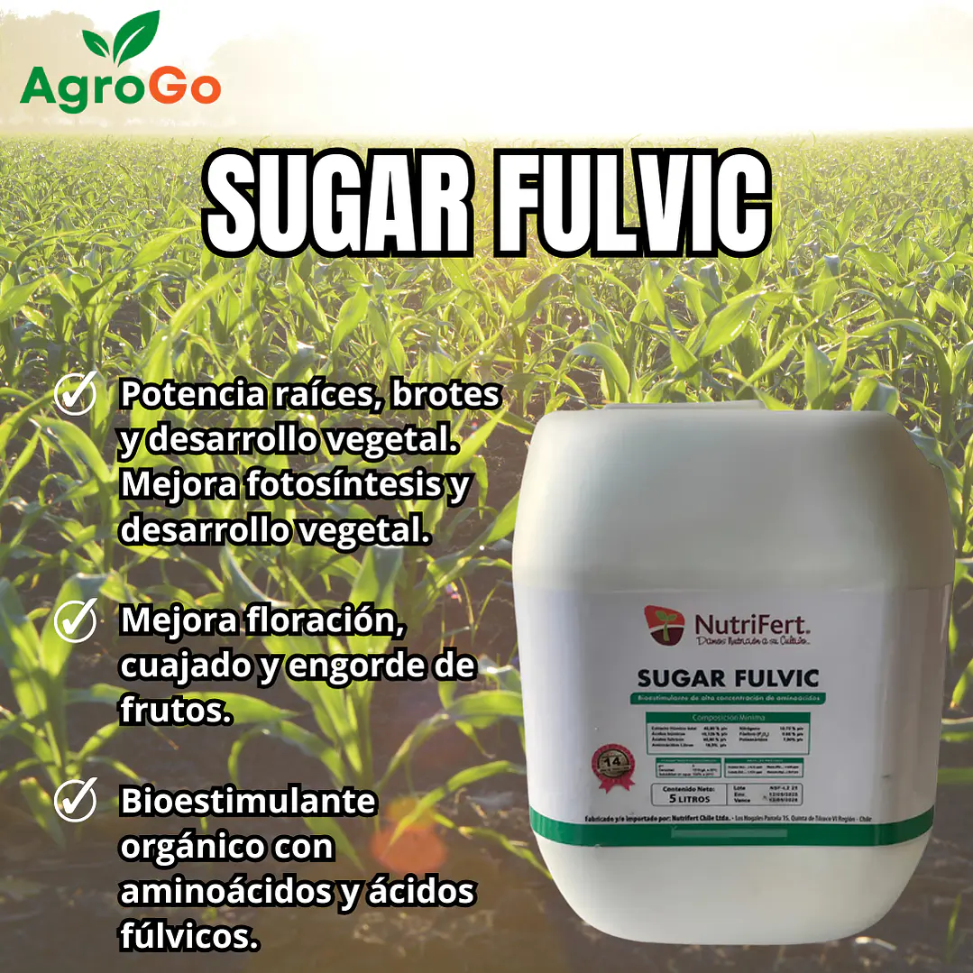 Nutrifert Sugar Fulvic 5L 1