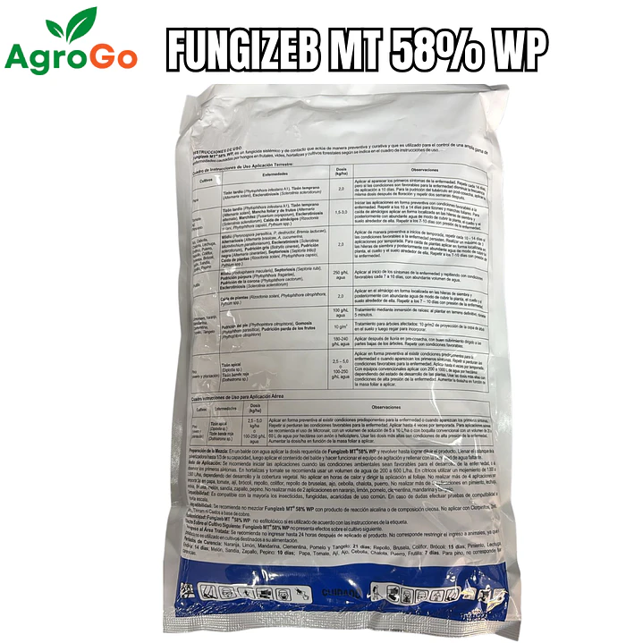Fungicida Fungizeb MT 58% WP 1Kg 2