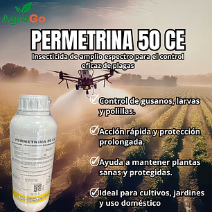 Insecticida Permetrina 50 EC 1L