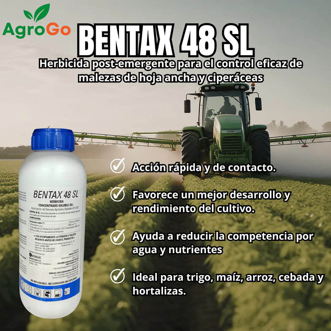 Herbicida Bentax 48 1 Lt 1