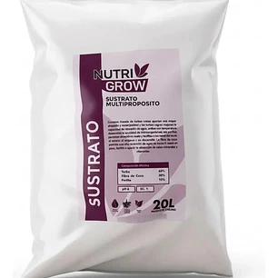 SUSTRATO MULTIPROPÓSITO - ENVASE DE 20 LITROS - NUTRIGROW