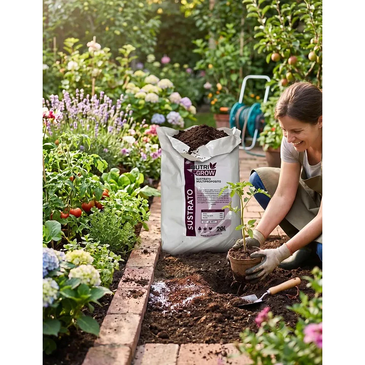 SUSTRATO MULTIPROPÓSITO - ENVASE DE 20 LITROS - NUTRIGROW 2