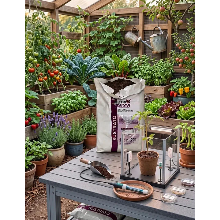 SUSTRATO MULTIPROPÓSITO - ENVASE DE 20 LITROS - NUTRIGROW 4