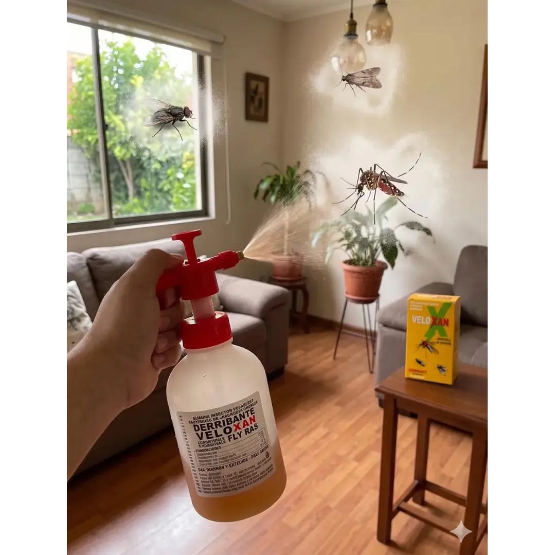 Insecticida Líquido Veloxan - Derribante De Insectos 60cc  3