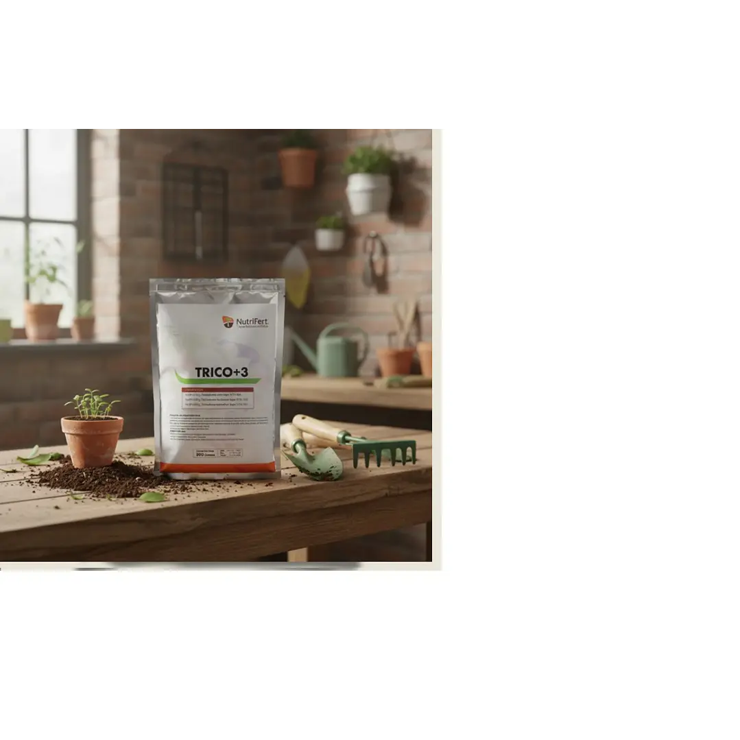 TRICO+3  / CONSORCIO BIOLOGICO DE TRICHODERMA 500gr - NUTRIFERT 3