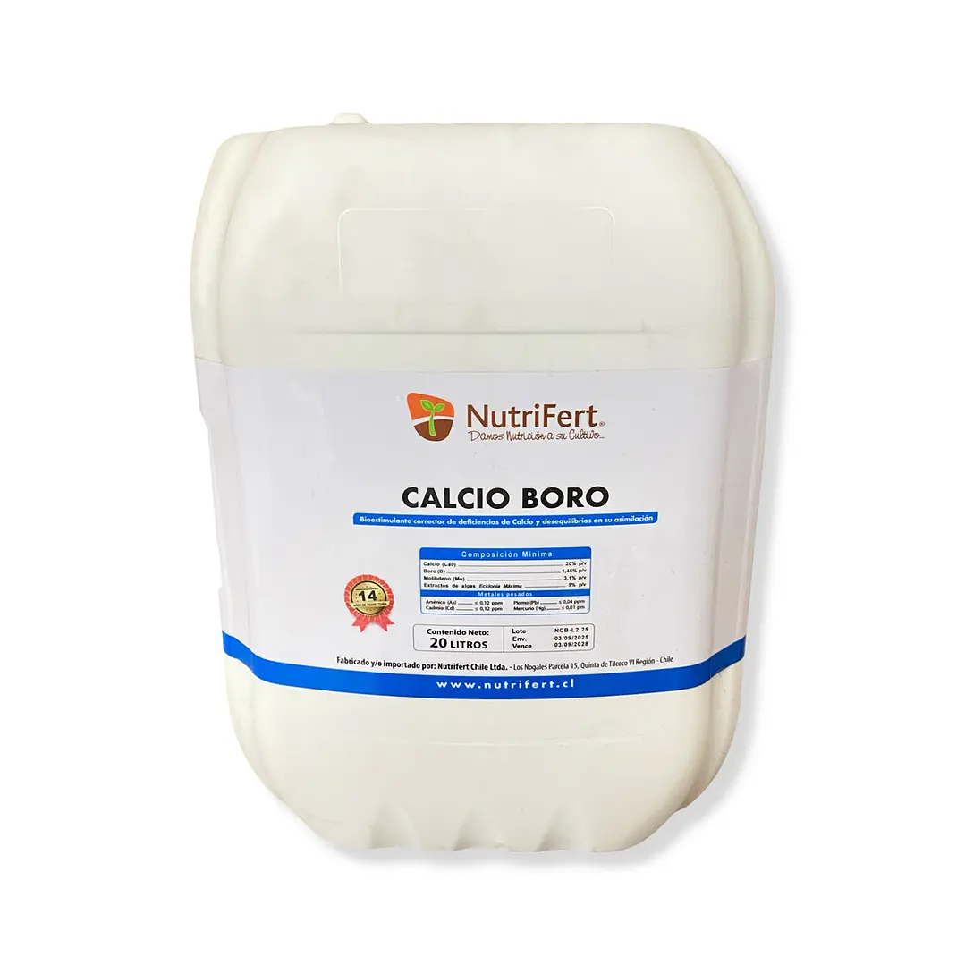 BIOESTIMULANTE CALCIO-BORO 20 LITROS NUTRIFERT  1