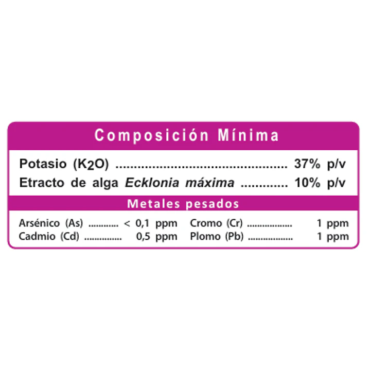 BIOESTIMULANTE SUPER POTASIO 37 - 20 LITROS NUTRIFERT  2