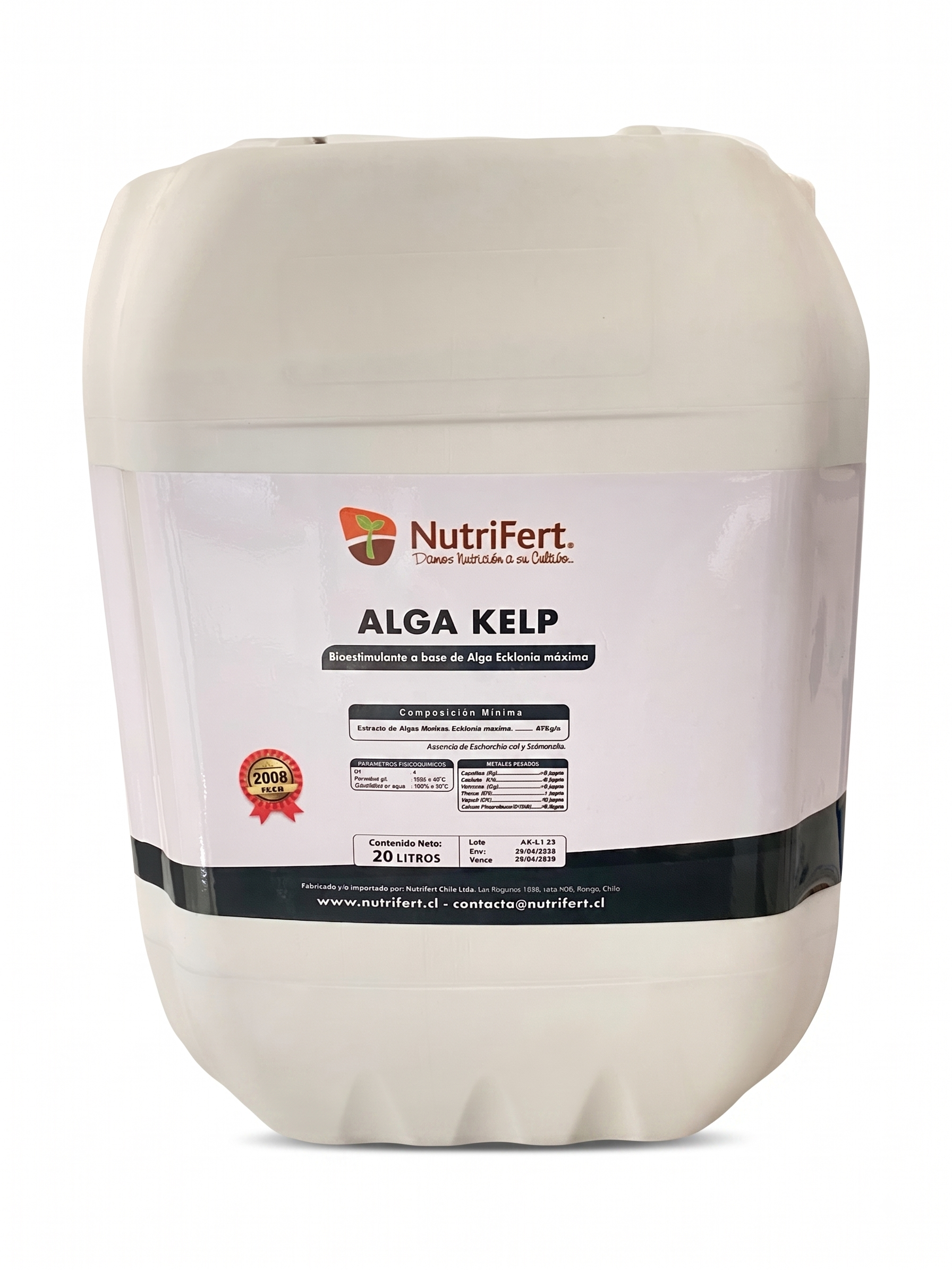 BIOESTIMULANTE ALGA KELP ECKLONIA MAXIMA 42% - 20 LITROS NUTRIFERT