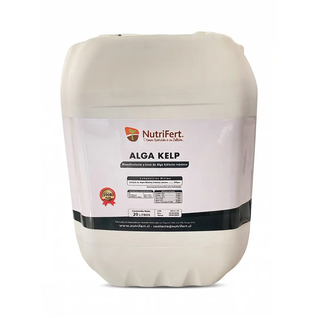 BIOESTIMULANTE ALGA KELP ECKLONIA MAXIMA 42% - 20 LITROS NUTRIFERT  1