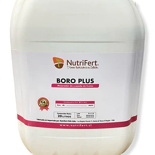 BIOESTIMULANTE BORO PLUS NUTRIFERT 20 LITROS - CUAJA DE FRUTOS 