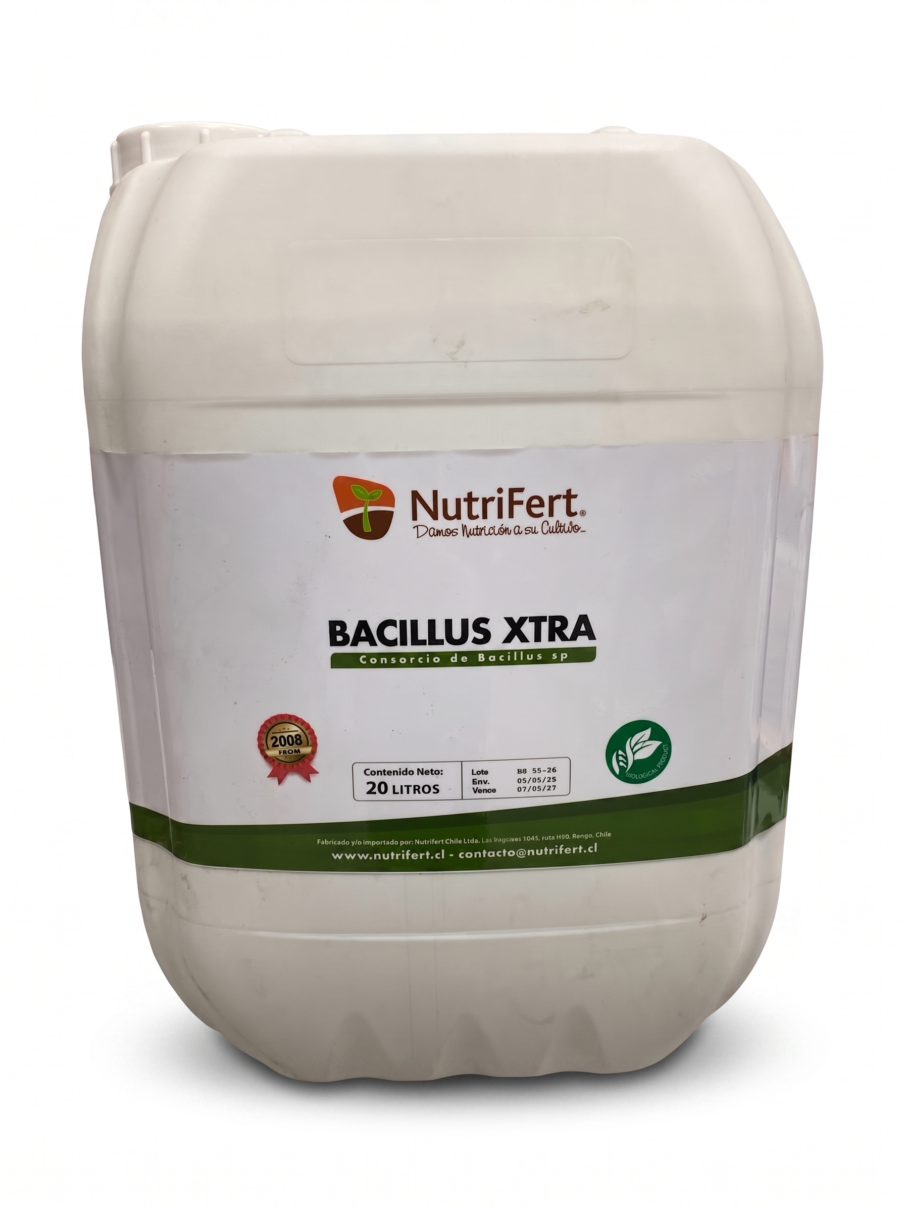BACILLUS XTRA BIOESTIMULANTE Y BIOFUNGICIDA 20 LITROS NUTRIFERT