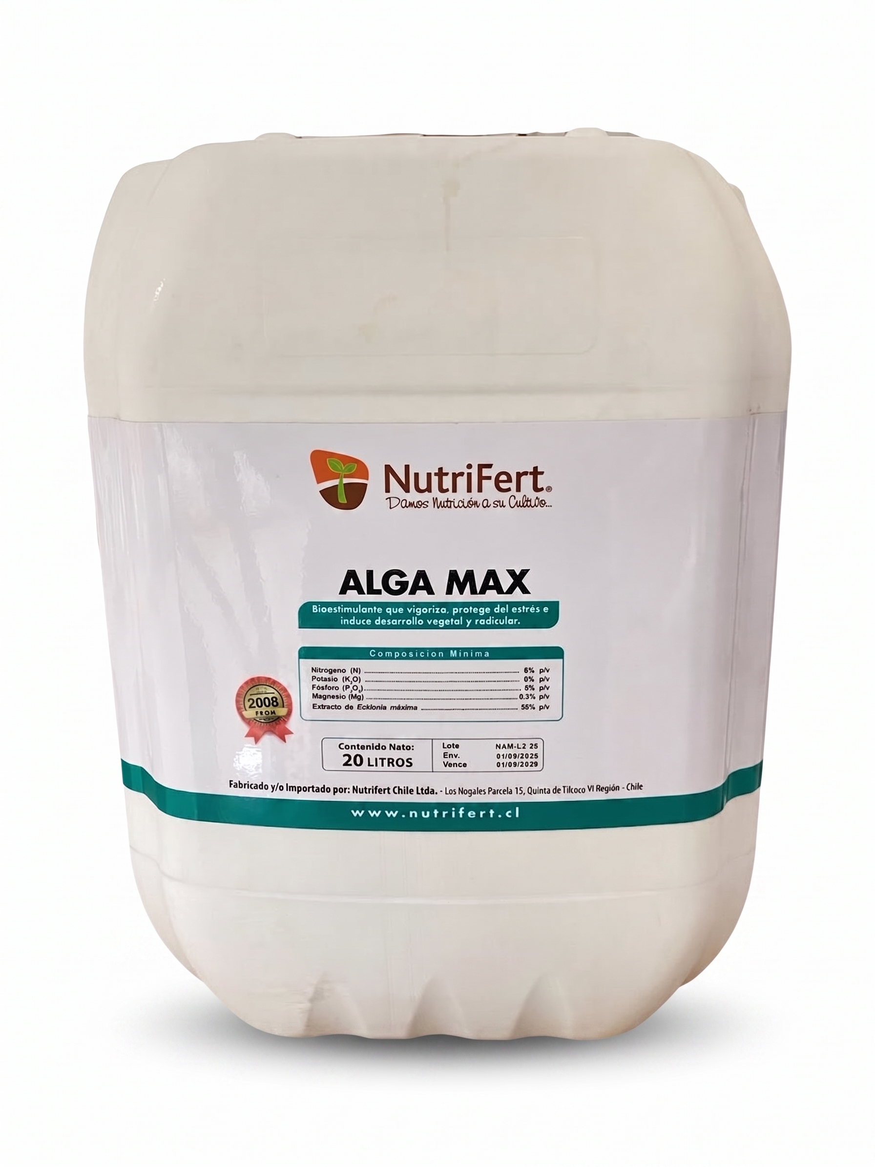 BIOESTIMULANTE ALGA MAX ECKLONIA MAXIMA 25% - 20 LITROS NUTRIFERT