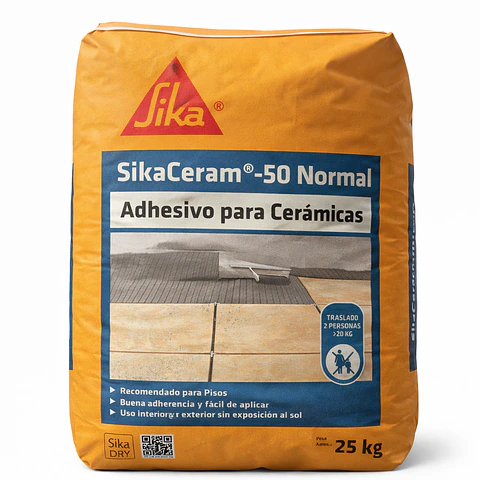 ADHESIVO CERAMICO SIKACERAM-50 SACO 25KG 