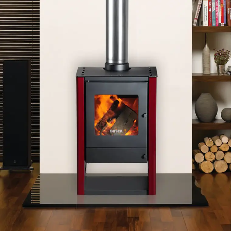 Calefactor a Leña Bosca Gold 380 Burdeo CERT 1