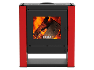 Calefactor a Leña Bosca Gold 500 Burdeo CERT – Máxima Potencia y Gran Cobertura