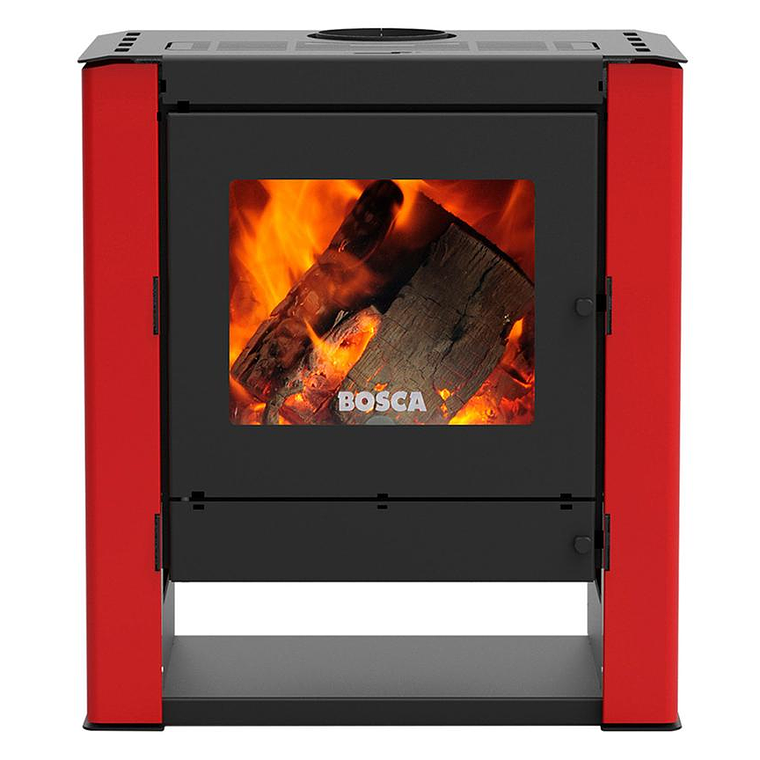 Calefactor a Leña Bosca Gold 500 Burdeo CERT – Máxima Potencia y Gran Cobertura 1