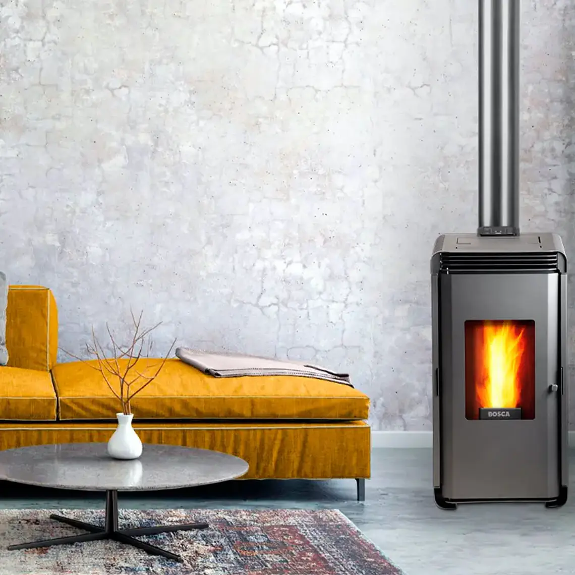 Calefactor a Pellet Bosca Hera + – Eficiencia Automática y Bajo Consumo 6