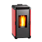Calefactor a Pellet Bosca Hera + Roja – Automático, Eficiente y Bajo Consumo - Miniatura 1