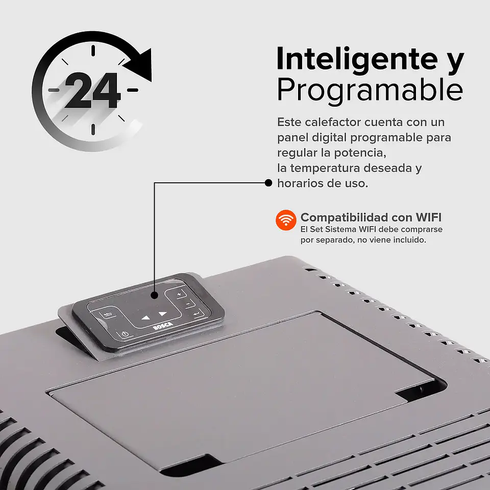 Calefactor a Pellet Bosca Hera + Roja – Automático, Eficiente y Bajo Consumo 8