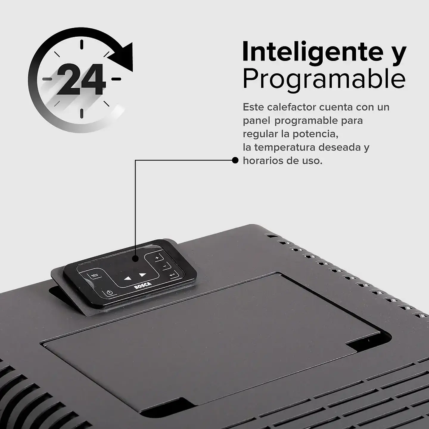 Calefactor a Pellet Bosca Black Vision Negro – Diseño Panorámico y Alta Eficiencia 13
