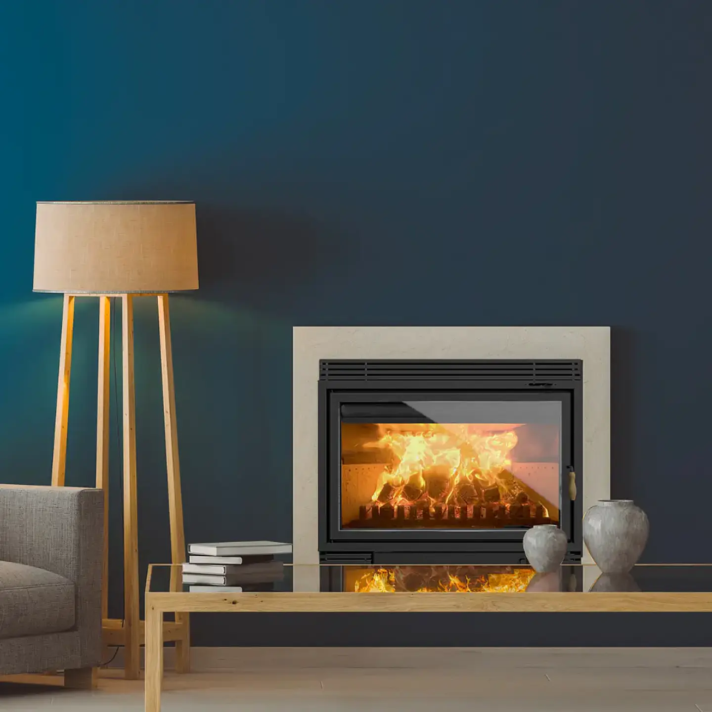 Calefactor Bosca a Leña Chimenea 1100 – 30 kW | Máxima potencia para grandes espacios 3