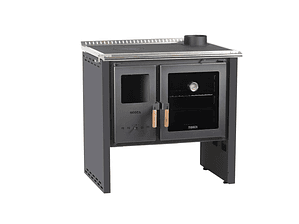 Cocina a Leña Bosca Hestia 90 Charcoal | Calefacción y cocina eficiente con horno de gran capacidad