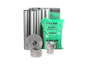 Kit de Instalación Chimenea 6” x 5 Metros | Set Completo para Calefactor y Estufa a Leña