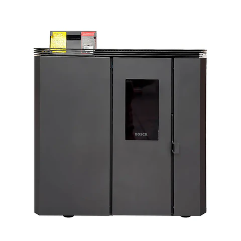 Calefactor Bosca a Pellet FIT 9 Charcoal | Diseño slim, alto rendimiento y bajo consumo