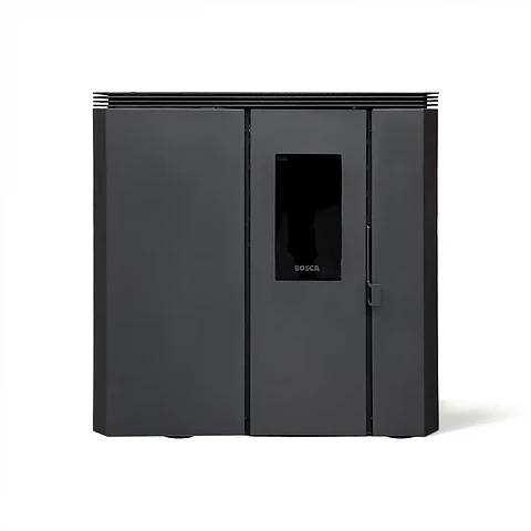 Calefactor Bosca a Pellet FIT 9 Charcoal | Diseño slim, alto rendimiento y bajo consumo