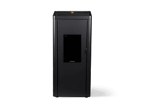 Estufa a Pellet Silenzio Black Vision | Calefacción eficiente, silenciosa y moderna