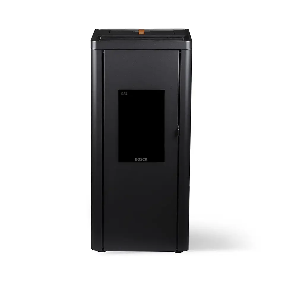 Estufa a Pellet Silenzio Black Vision | Calefacción eficiente, silenciosa y moderna 1