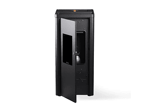 Estufa a Pellet Silenzio Black Vision | Calefacción eficiente, silenciosa y moderna