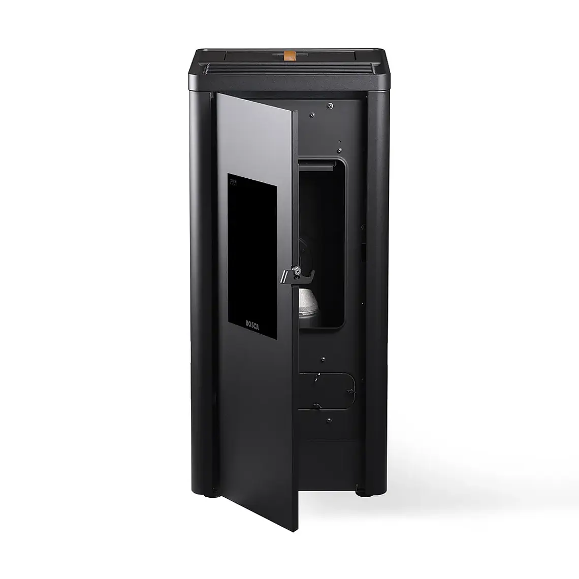 Estufa a Pellet Silenzio Black Vision | Calefacción eficiente, silenciosa y moderna 2