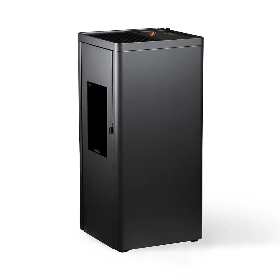 Estufa a Pellet Silenzio Black Vision | Calefacción eficiente, silenciosa y moderna 3