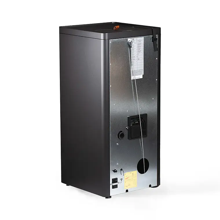 Estufa a Pellet Silenzio Black Vision | Calefacción eficiente, silenciosa y moderna 5