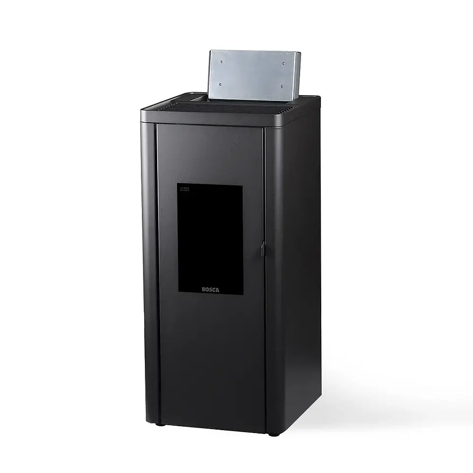 Estufa a Pellet Silenzio Black Vision | Calefacción eficiente, silenciosa y moderna 7