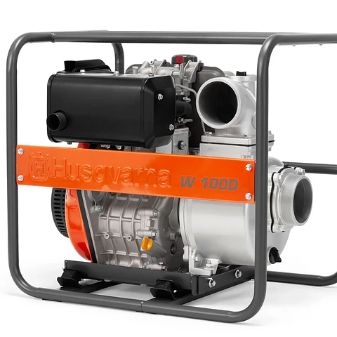 Motobomba Diésel Husqvarna 8.5 HP – Alto Caudal para Trabajo Exigente