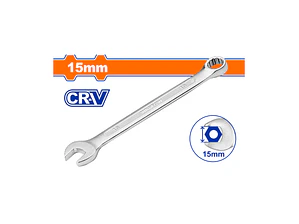 LLAVE DOBLE PUNTA-CORONA 15MM