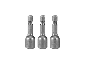 SET 3 ADAPTADORES COPA HEX MAGNETICOS 1/4, 08, 48MM