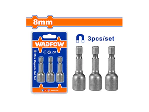 SET 3 ADAPTADORES COPA HEX MAGNETICOS 1/4, 08, 48MM