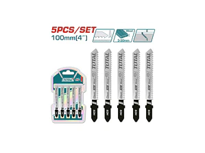 SET DE 5 HOJAS TIPO T  10TPI PARA MADERA 74MM Total