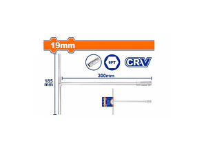 LLAVE DE TUBO T 19MM