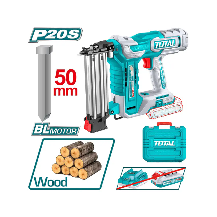 CLAVADORA DE HORMIGOS INALAMBRICA 50MM 20V S/C S/B 2