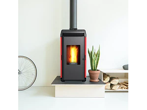 Calefactor a Pellet Bosca Hera + Roja Certificado – Estufa a Pellet Bosca Alto Rendimiento