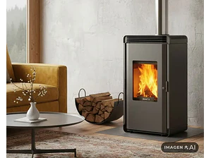 Calefactor a Pellet Bosca Hera + Certificado – Estufa a Pellet Bosca Bajo Consumo Alta Eficiencia