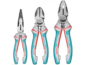 SET DE 3 ALICATES - COMBINADO INDUSTRIAL 30% AHORRO DE ESFUERZO