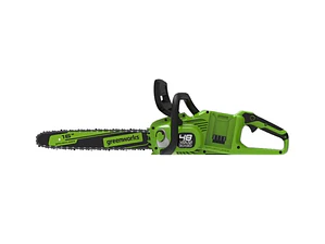 Motosierra Inalámbrica Greenworks 48V 16” – Potente, Silenciosa y Eficiente