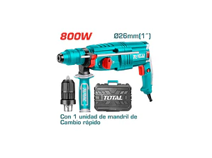 KIT ROTOMARTILLO ELÉCTRICO 800W SDS PLUS + 3 PIEZAS + MALETA
