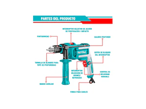 TALADRO PERCUTOR 710W 13MM